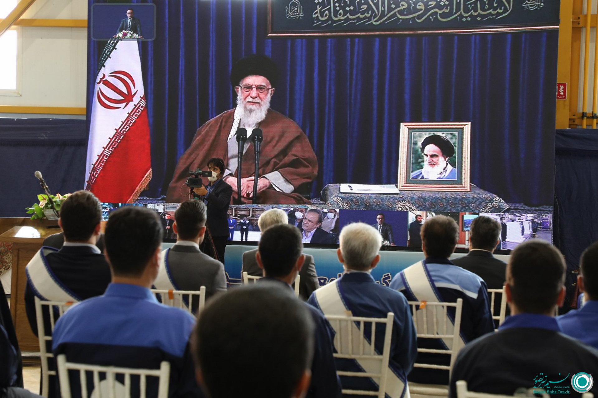 برقراری ارتباط تصویری در هفته کارگر با حضور رهبرانقلاب 618