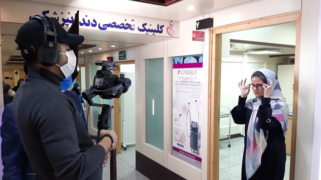 پشت صحنه فیلمبرداری از کلیپ های اینستاگرامی درمانگاه علی ابن ابیطالب